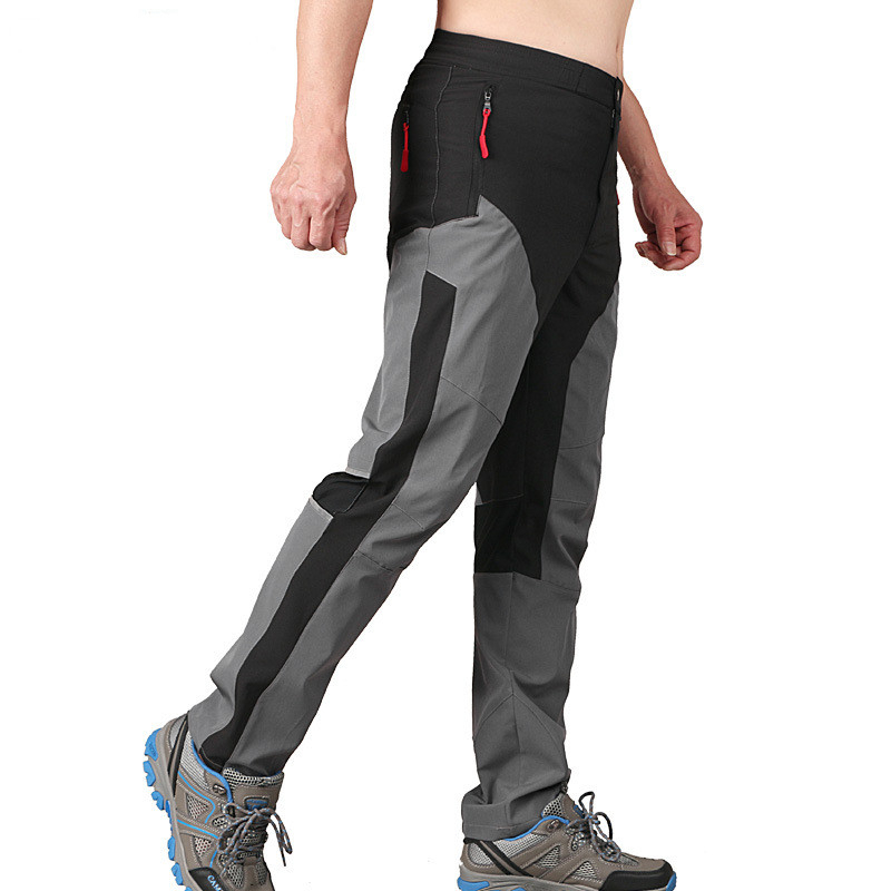 

Summer Quick-drying Men' Pants Outdoor Climbing Fishing Travel Sports Camping Training Fitness Hiking Stretch Trousers, Blue