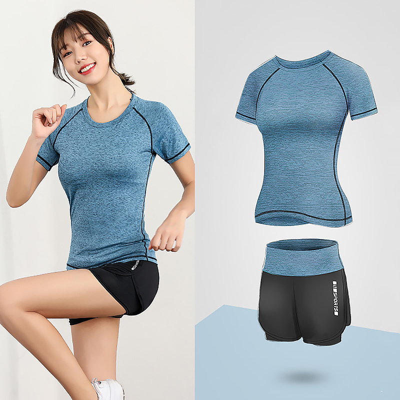 

sportswear woman 2-piece gym clothing set, top and pants, for gym, sports clothing, gym yoga set 2020 yoga set, T-shirt