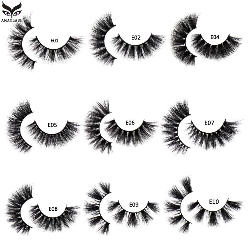 

AMAOLASH Mink Lashes Eyelashes Luxury Handmade Cruelty free Lashes False Eyelashes High Volume Thick Fluffy Popular Lash MaKeup