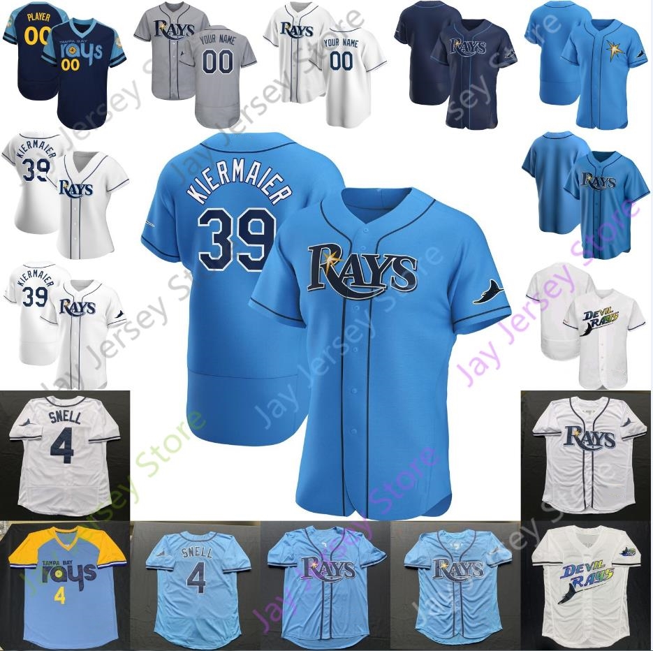 

Tampa Bay Jersey Evan Longoria Hernandez Michael Perez Willy Adames Mike Brosseau Vidal Brujan Ji-man Choi Lucius Fox Brandon Lowe Nate Lowe, Women 2020 fan's versions blue