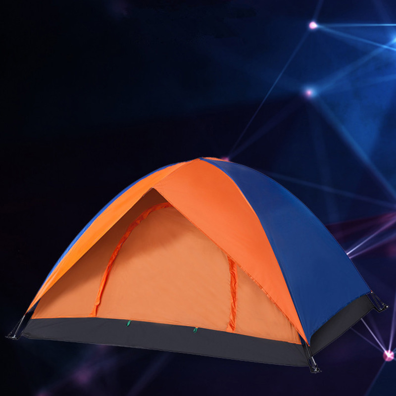 

2 Person Outdoor Travel Camping Tent,Ultralight Portable Double Layer Waterproof Backpacking Hiking Tourist Tent 200*140*110cm