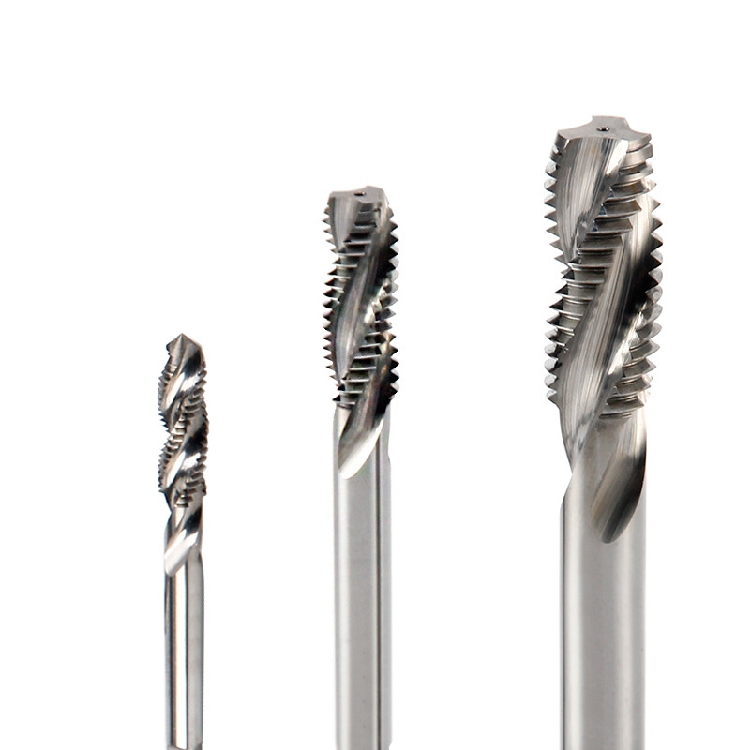 

HRC55/Solid carbide. High precision super hard tap. Tungsten spiral tap M3-20