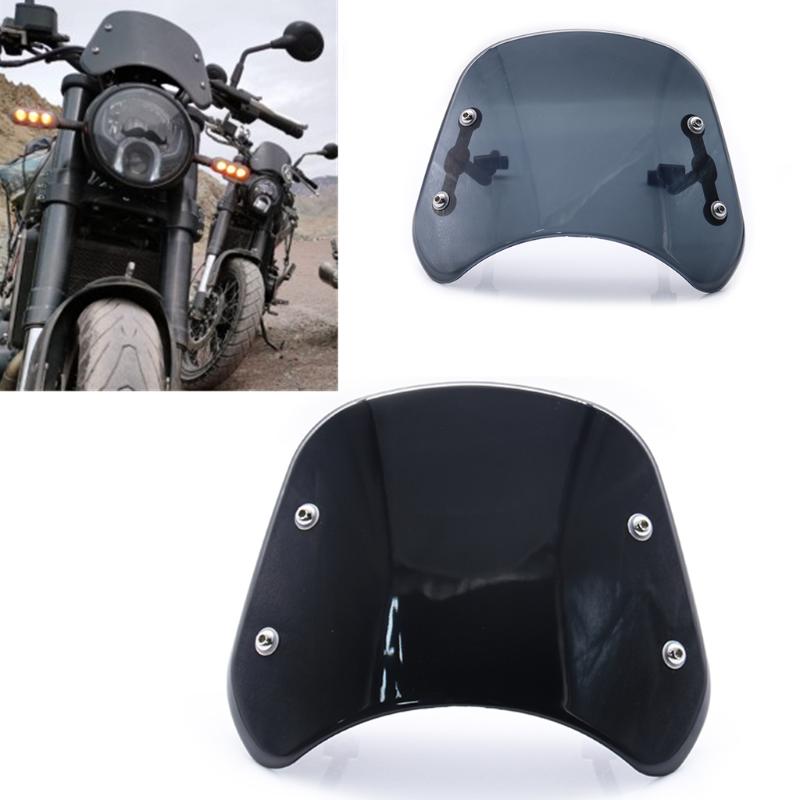 

Black/Clear/Smoke 1pcs Motorcycle Front Windshield Windscreen Wind Deflector For Benelli Leoncino 500