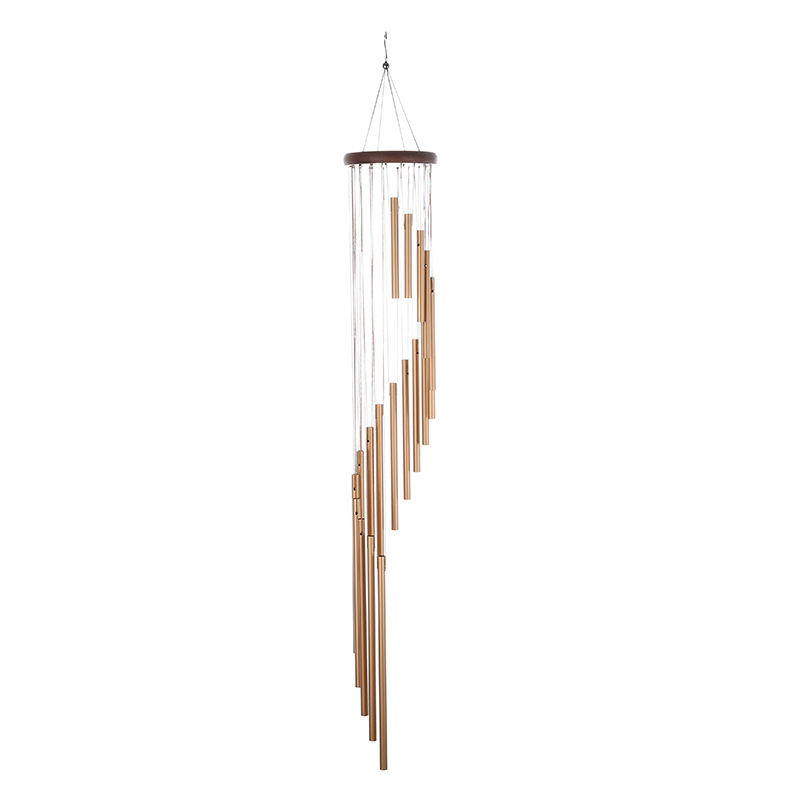 

4 Tubes Wind Chime Pendant Stainless Steel Church Multi Music Cubes Elegant Hanging Coffe Shop Decorative Welcome Bells 35.5in 1221032