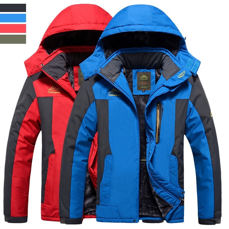 

Winter Waterproof Camping Hiking Jacket Women Outdoor Climbing Sports Coat Women's Windbreaker Ski Jackets, Black
