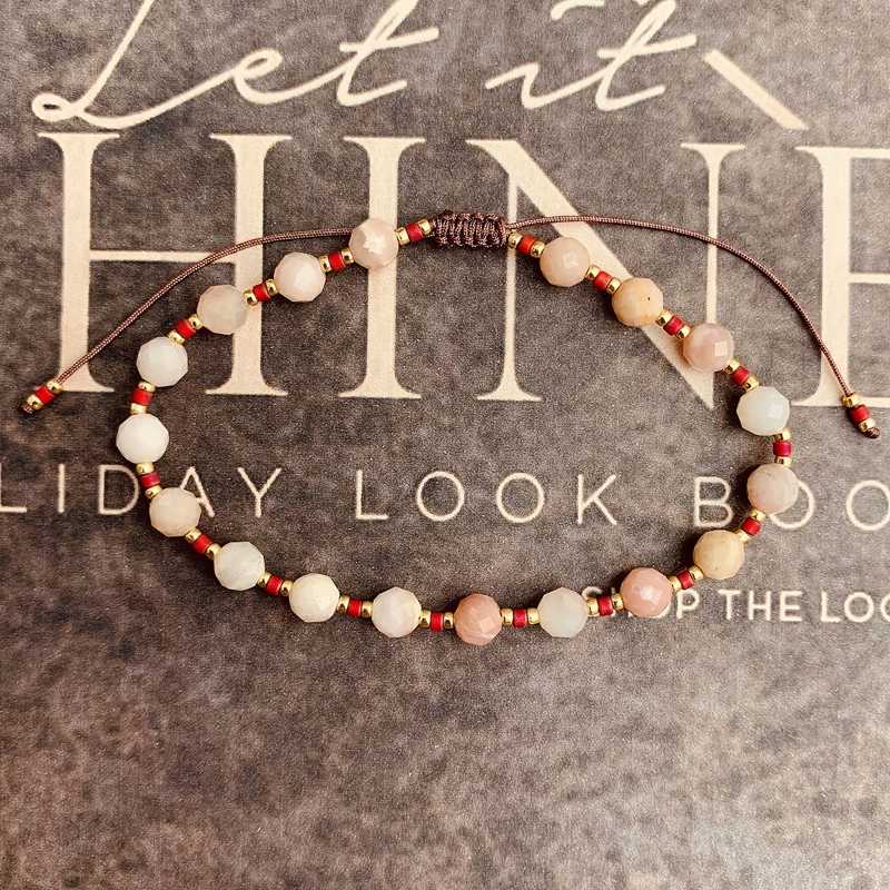 

High Quality Natural Stone Lucky Bracelet Delica Beads Bracelets Women Handmade Crystal Simple Miyuki Jewelry Pulseras