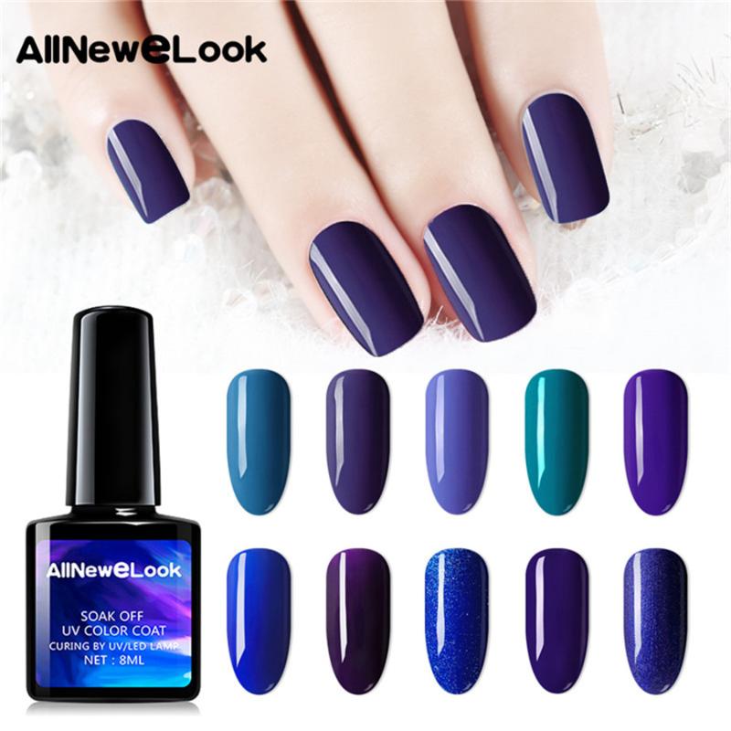 

8ML Gel Lacquer Nail Polish Blue Color Gel Polish Soak Off Varnish Gelpolish Long Lasting Vainishes Nail Art Pure Color, A045