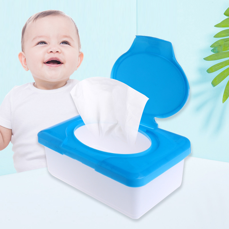 

Table Napkin Wipes Box Plastic Wet Tissue Holder Storage Design Home Baby -Up