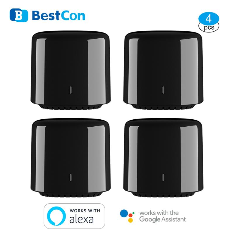 

4 PCS/Lot Broadlink RM4C Mini Bestcon Smart Home WiFi IR Remote Controller Automation Modules Compatible with Alexa Google Home