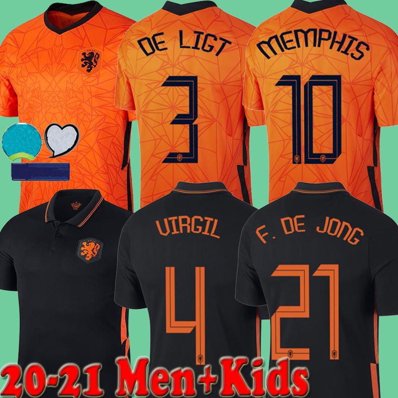 

2020 Netherlands Men + Kids Soccer Jerseys DE LIGT VIRGIL MEMPHIS DE JONG 2021 Football Shirts 20 21 Holland VAN DE BEEK PROMES Kits, Kids 20 21 away