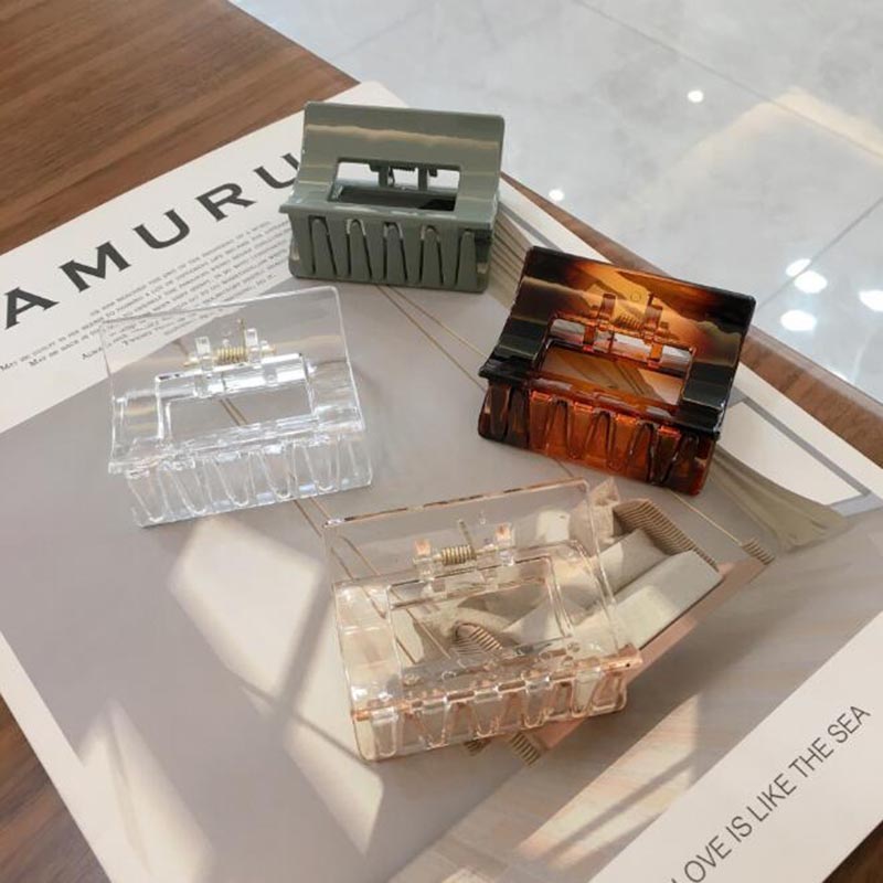 

Women Hair Clip Hairpins Candy colors Women Hair Crab Make UP Washing Tool Accessories