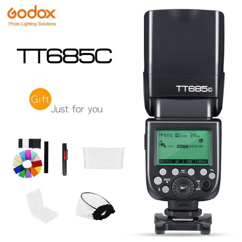 

GODOX ThinkliteL685C Camera Flash 2.4GHz High Speed 1/8000s GN60 for EOS Cameras E-TTL II Autoflash (685C