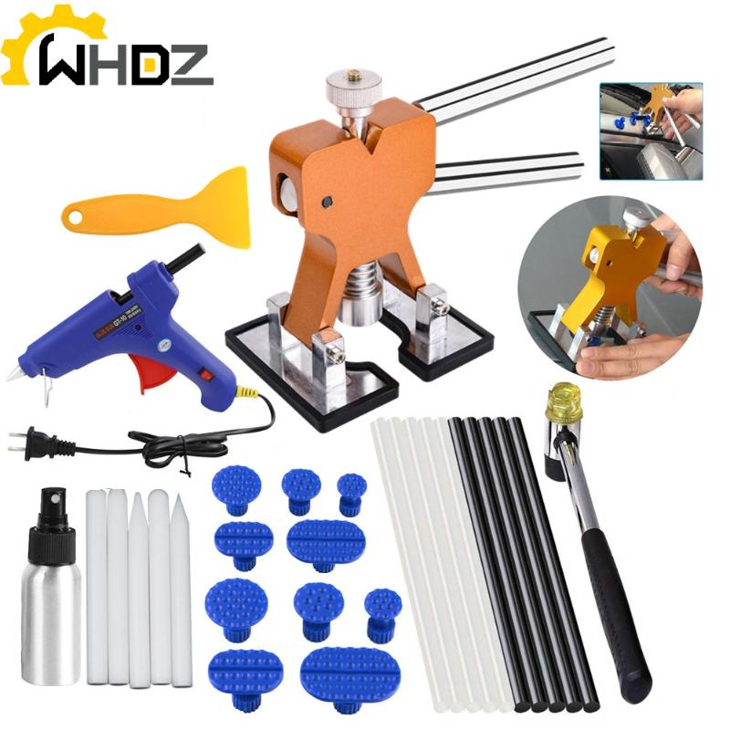 

PDR DIY Car Body Paintless Dent Repair Remover Tools Paintless Dent Removal Puller Lifter Kits Puller Lifter Spotter