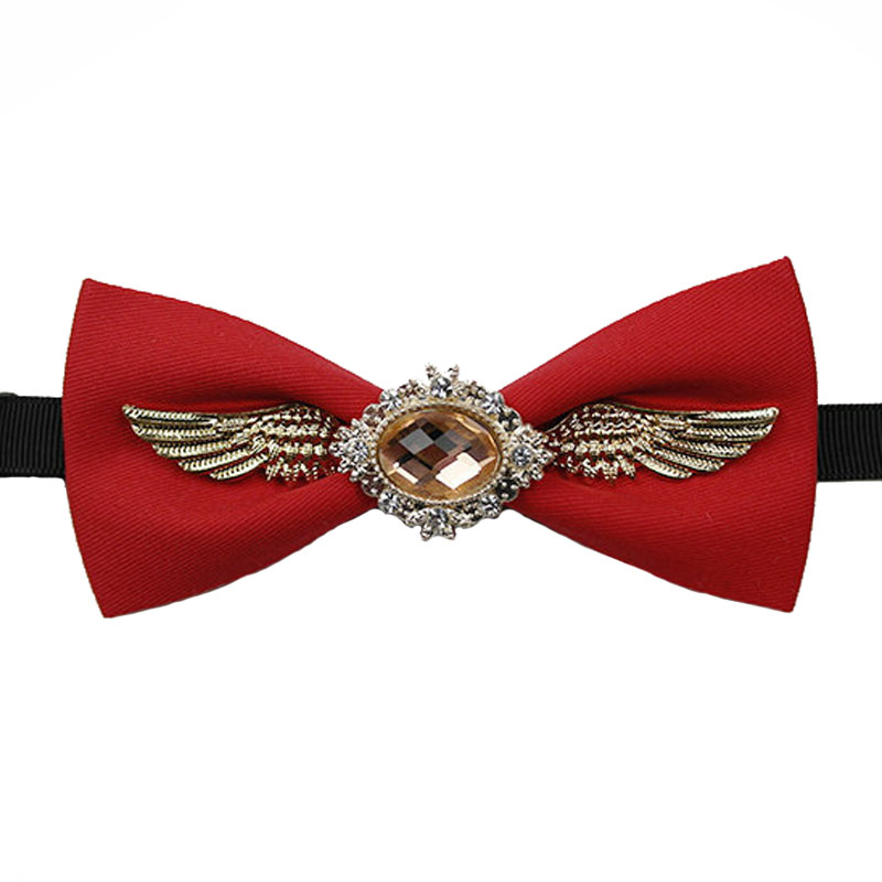 

Neck Ties Wedding Bow Tie Top-grade Men's Unisex Groom Daily Banquet Stage Performance Suit Shirt Trendy Cotton Metal Crystal Bowtie