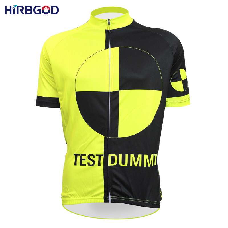 

HIRBGOD Funny Summer Cycling Jersey Men Short Sleeve Test Dummy Mtb Breathable Bike Clothing Maillt Wear Clothes 5xl,HI115