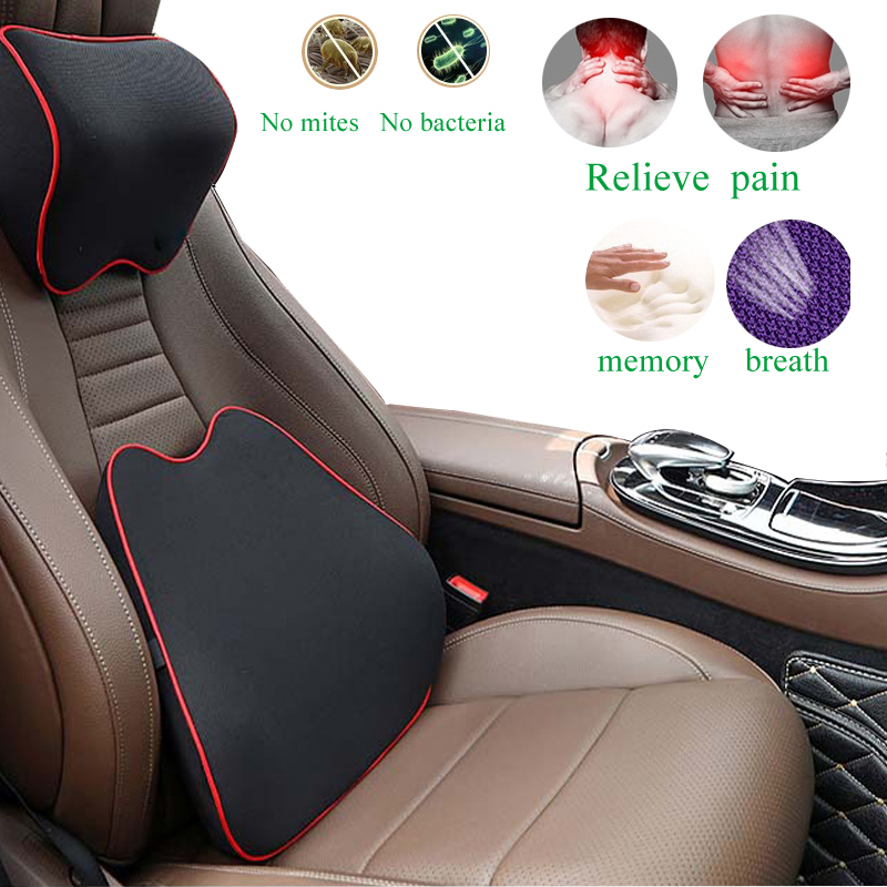 

Car Seat Headrest Pillow Lumbar Support Auto Seat Head Support Car Neck Pillow For Office Chair Cushion For Auto