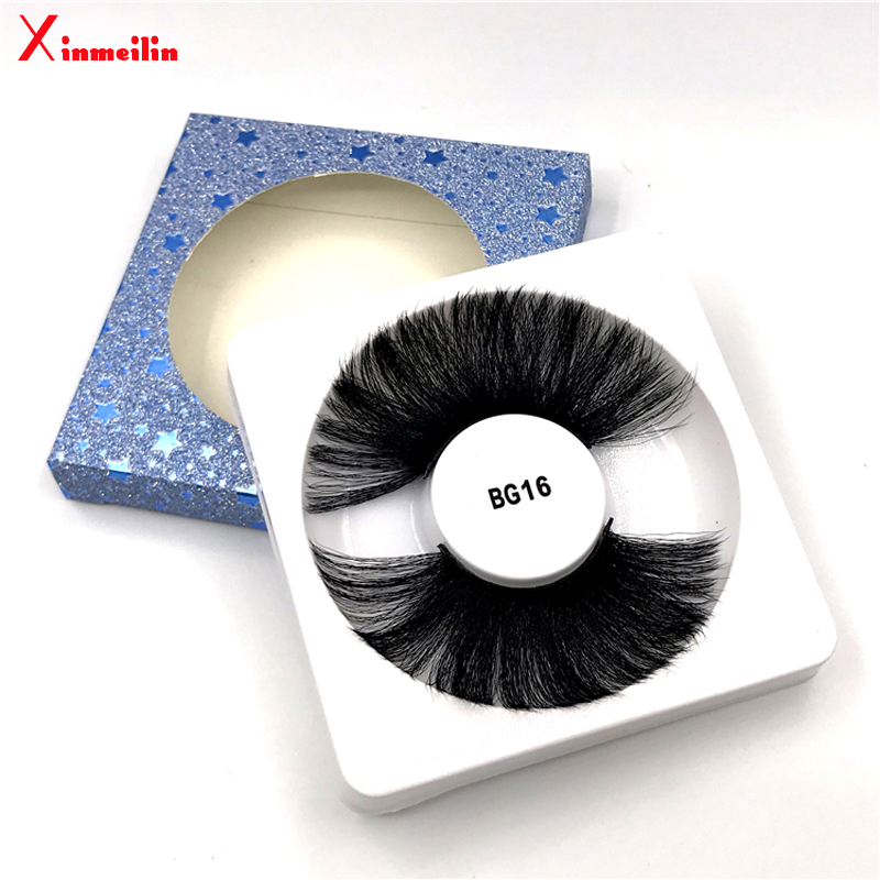 

3D 25mm faux mink lashes wholesale natural long fluffy thick soft light dramatic individual makeup false eyelashes with lash box