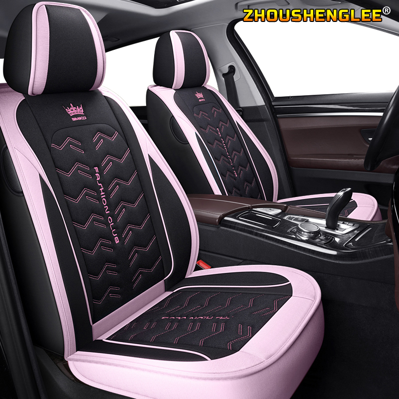 

ZHOUSHENGLEE flax car sear covers for all models 206 308 106 205 301 306 307 406 407 508 3008 car-stylin