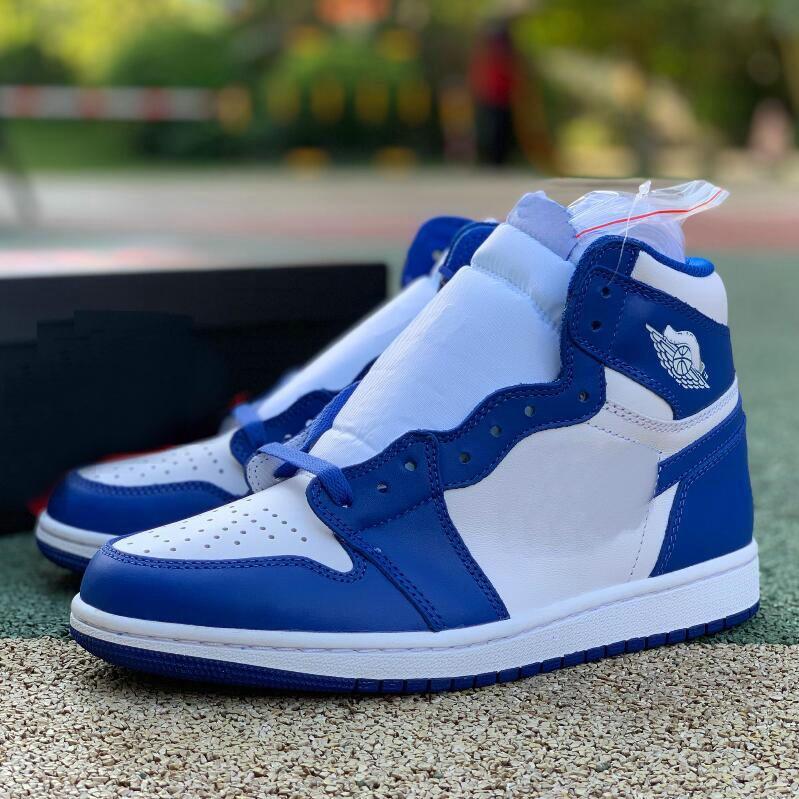 

New 1 1s HIGH STORM BLUE Mens Basketball shoes Designer sports sneakers Womens Platform Skateboard RETROs Running shoes