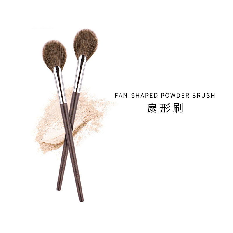 

High quality Wooden handle Makeup brush Combination Set 2Pcs Eye shadow brush Concealer Eyelash Shadow kit Theater Makeup