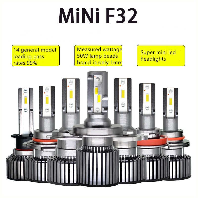 

New F32 Mini Car Led Headlight H4 Led Car Headlight Lens Motorcycle Light