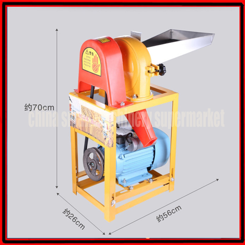 

Factory price electric Soybean Grain grinder disintegrator shredder muller kibbler shredding machine