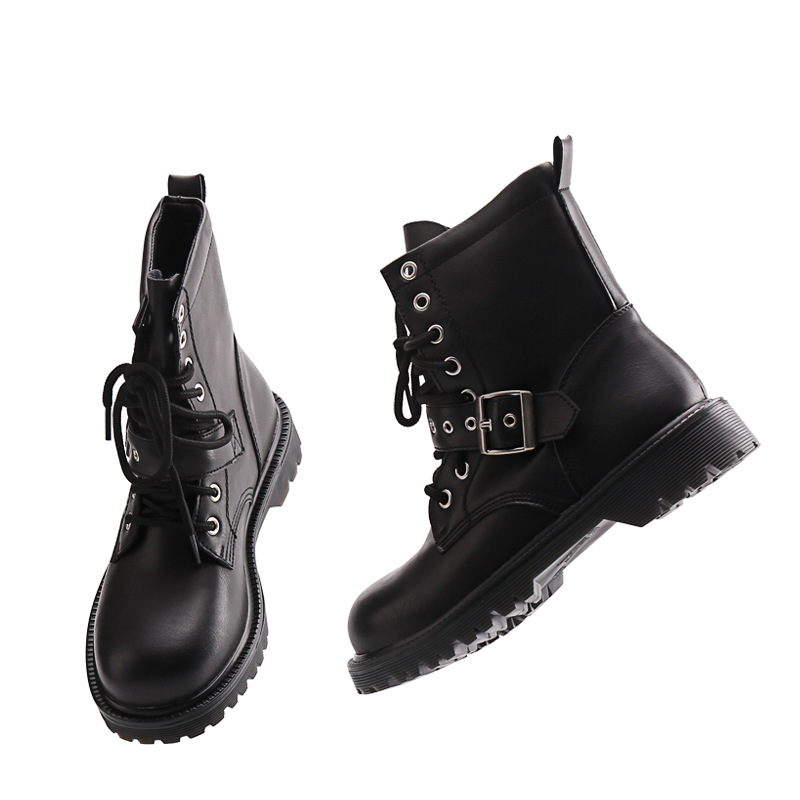 

2020 new ladies high boots with a high-profile fashion wild college wind boots, Black