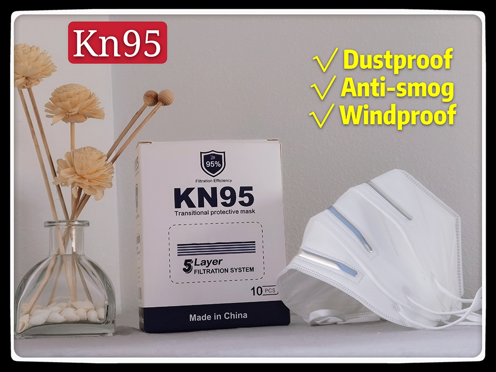 

KN95 mask factory supplies wholesale five-layer non-woven fabric 95% filter reusable dust and haze mask designer mask