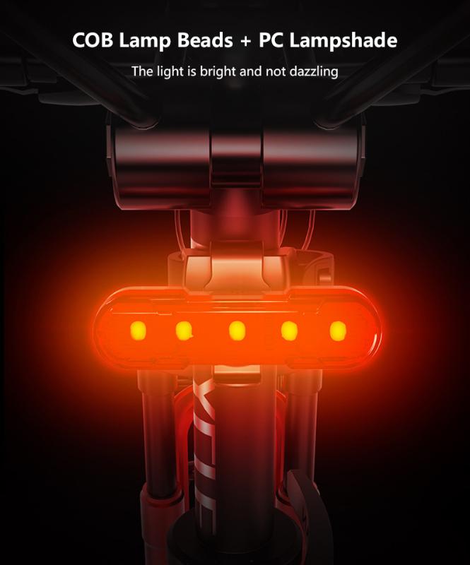 

USB Rechargeable LED Bike Tail Light Powerful Bicycle Rear Lights bike Lamp headlight Tail-lamp Bicycle Light Accessories TSLM1