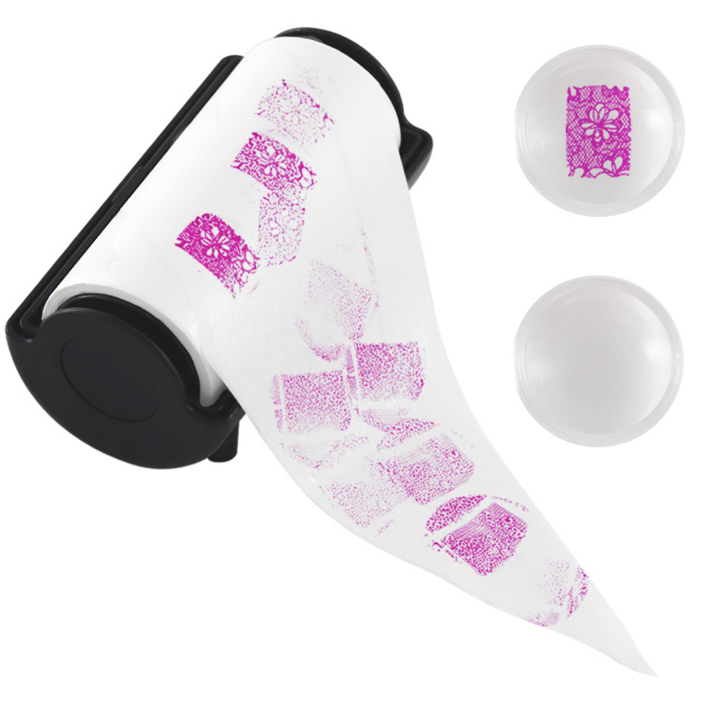 

60Pcs/Roll Seal Stamp Nail Polish Paint Remove Accessory Roll Sticker Cleaner Nail Art Manicure Tool