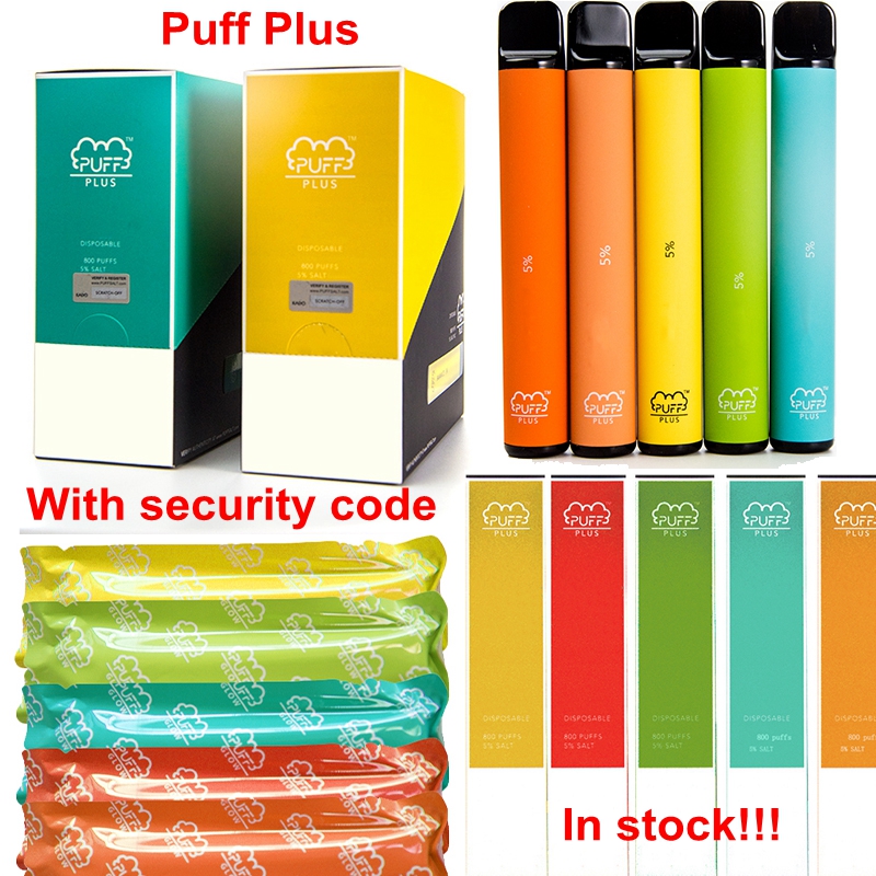 

New Puff Plus Disposable Device Pod 550mAh Battery 22 Colors E Cigarette 3.2ml Capacity Cartridges Empty Vape Pens Starter Kits Puffbar Plus