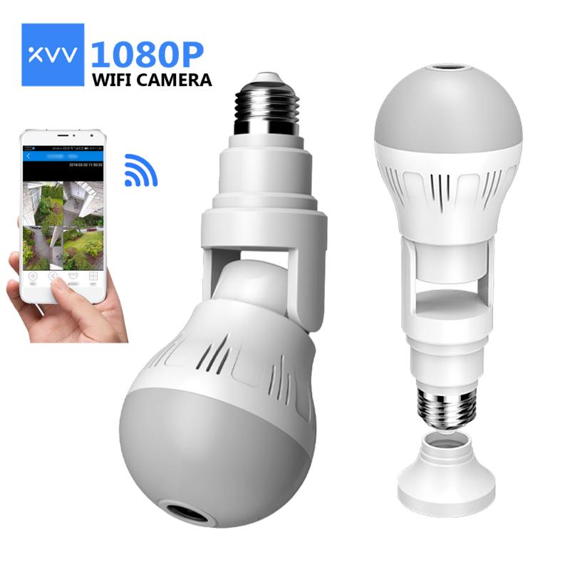 

Xiaovv IP Camera Bulb Lamp Light Wireless 2MP 5MP HD 360° Panoramic Light Home CCTV Security Video Surveillance Wifi Camera