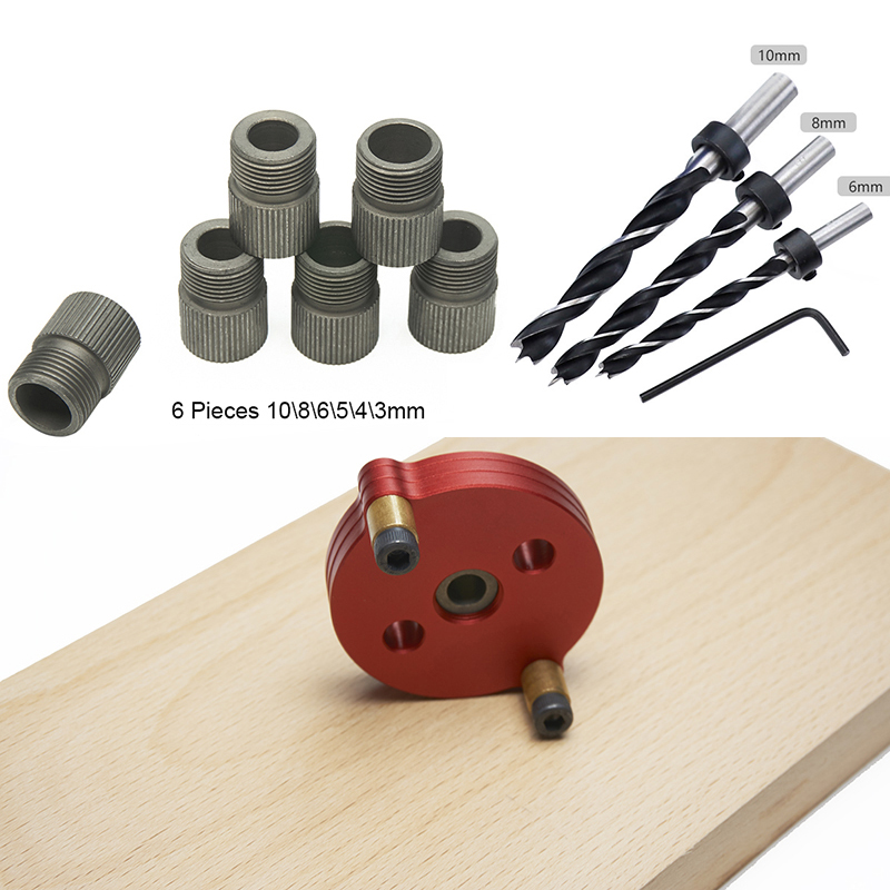 

Vertical Pocket Hole Jig Wood Dowelling Self Centering Drill Guide Kit Hole Puncher Locator Jig For Woodworking DIY Tools