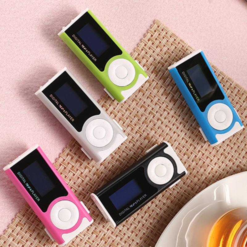 

New Portable Audio Player Mini USB Clip LCD Screen Digital MP3 Player Support Micro SD TF Card With LED MP3