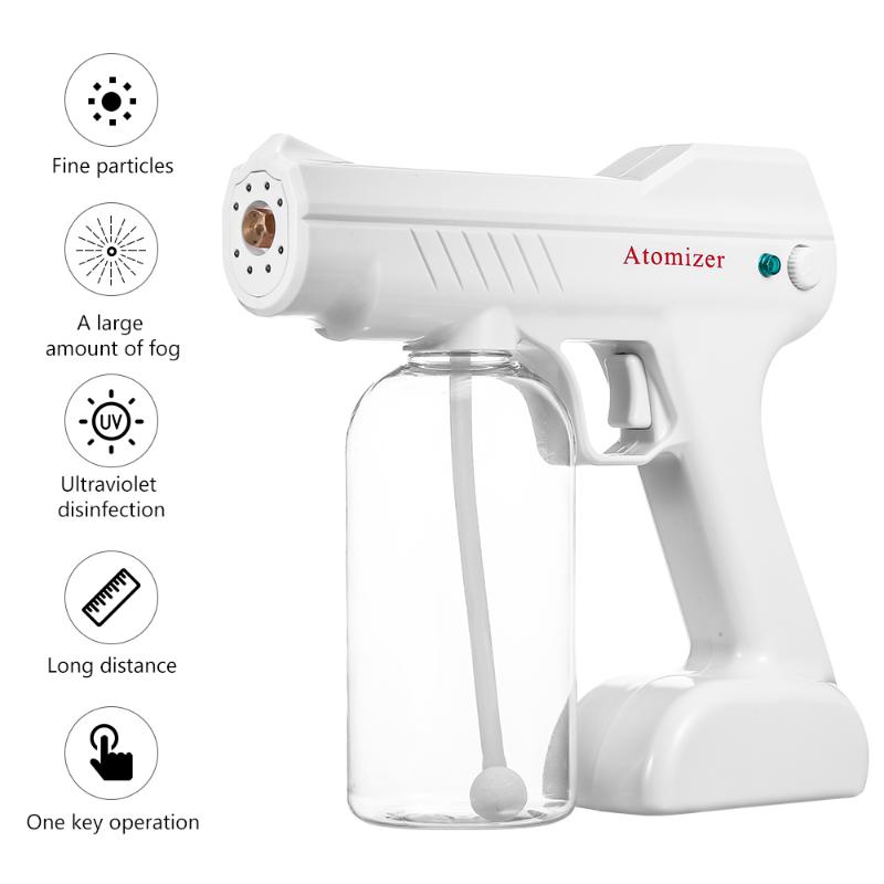 

Handheld Rechargeable Electric Sprayer UV Fogger Machine Portable Spray Gun Spray Atomizer Humidifier 800ML Capacity