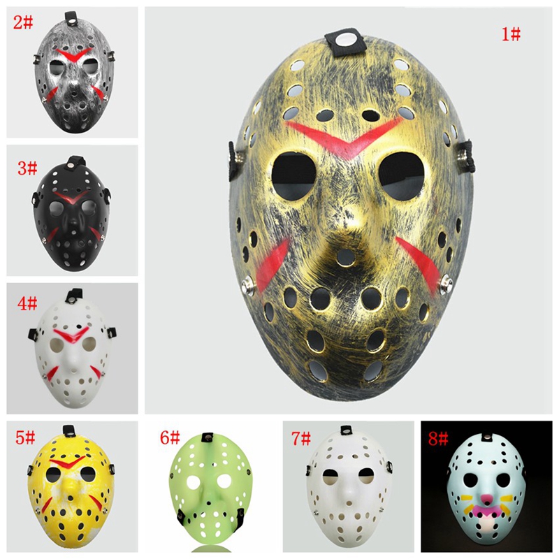 Maschera da Hockey Lattice Maschera calore rapinatore Vs Jason Maschere Halloween Costume