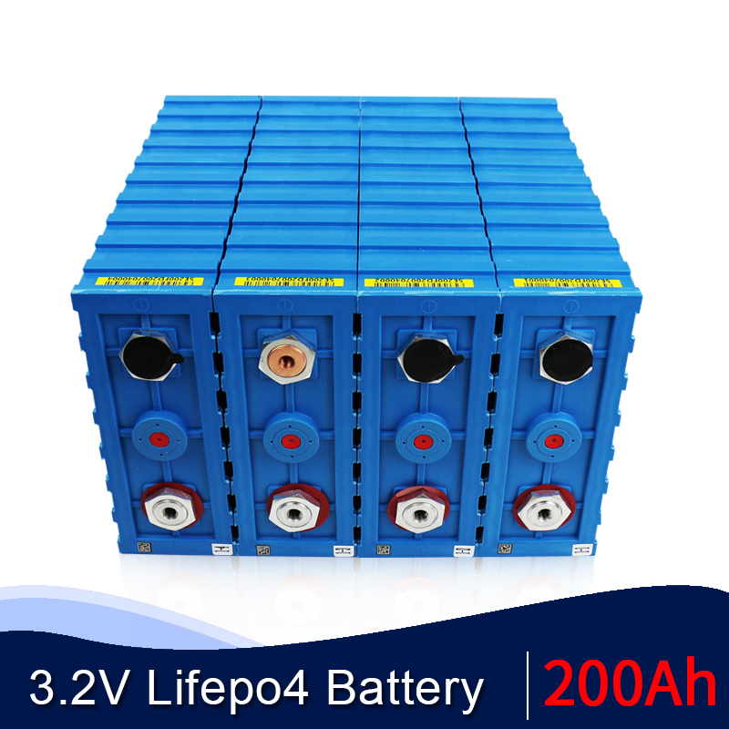 

NEW 4PCS 3.2V 200ah cell CALB SE200FI LiFePO4 Rechargeable Batteries 12v 24V for EV RV solar pack battery US EU AU Tax-free