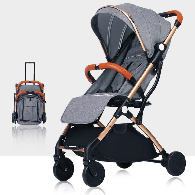 

baby stroller foldable easy to carry high landscape baby infant pram carriage