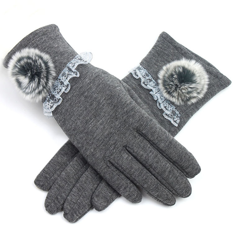

1Pair Womens Winter Gloves Warmer Thickening Touch Screen Gloves Ladies Driving Outdoor Sport Windproof Glove ZJM9063