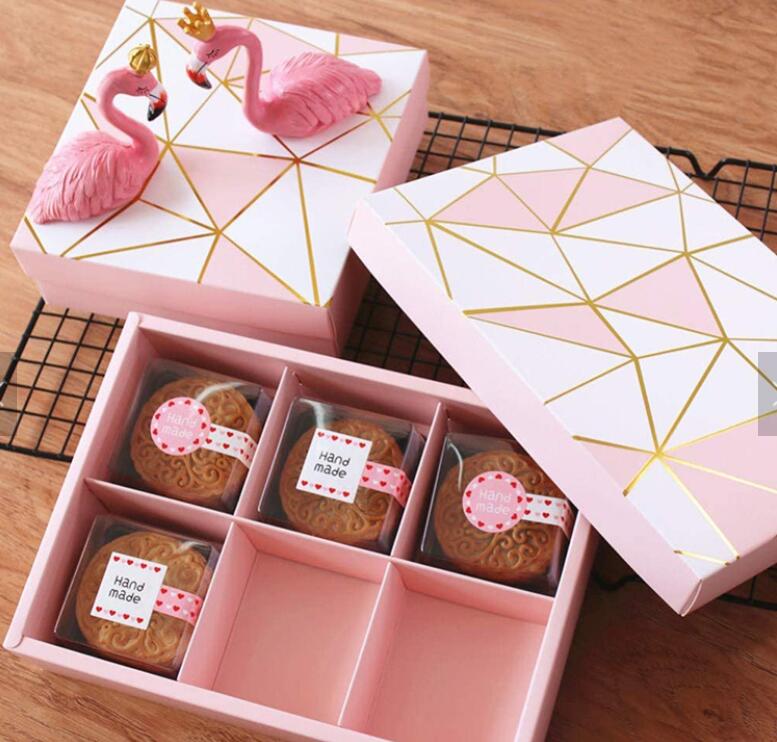 

OEM DIY Wholesale Shipping Gift Mooncake Packaging Moon Cake Packing Box Custom Logo Printed Luxury Mooncake Box Gift Wrap