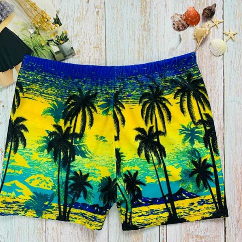

Mens Swimwear Trunks Mens Boxer Print Hot Spring Beach Pants Fashion Men's Swimwear Breathable Active Swimming Trunks 2020 For Wholesale, 7066-2