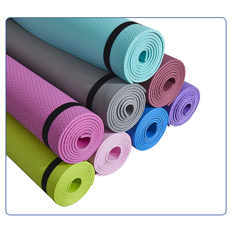 

EVA Yoga Mat Non Slip Carpet Pilates Sports Exercise Pads For Beginner Fitness Environmental Gymnastics Mats Non Slip Carpet Mat, Blue
