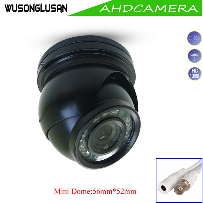 

AHD Mini Dome 2MP 1080P 720P Camera Metal Outdoor Waterproof IP66 IR Cut filter Night Vision For CCTV Surveillance Home Security