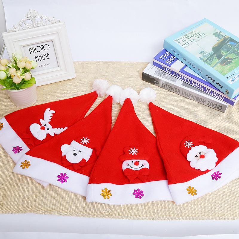 

four style Christmas Hat Santa Claus Xmas Hat Christmas Gift Decoration