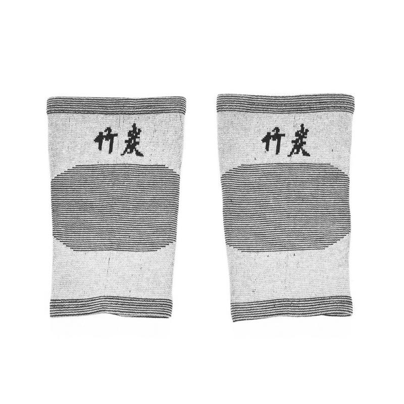 

1 Pair Knee Warm Support Brace Leg Arthritis Gym Sleeve Elasticated Bandage knee Pad Charcoal Knitted Elbow kneePad, As pic
