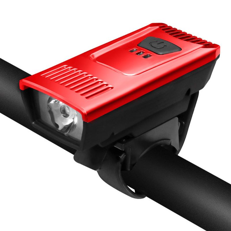 

Square Night Riding Bicycle Highlight USB Rechargeable LED Safety Lamp Cycling Y4UB
