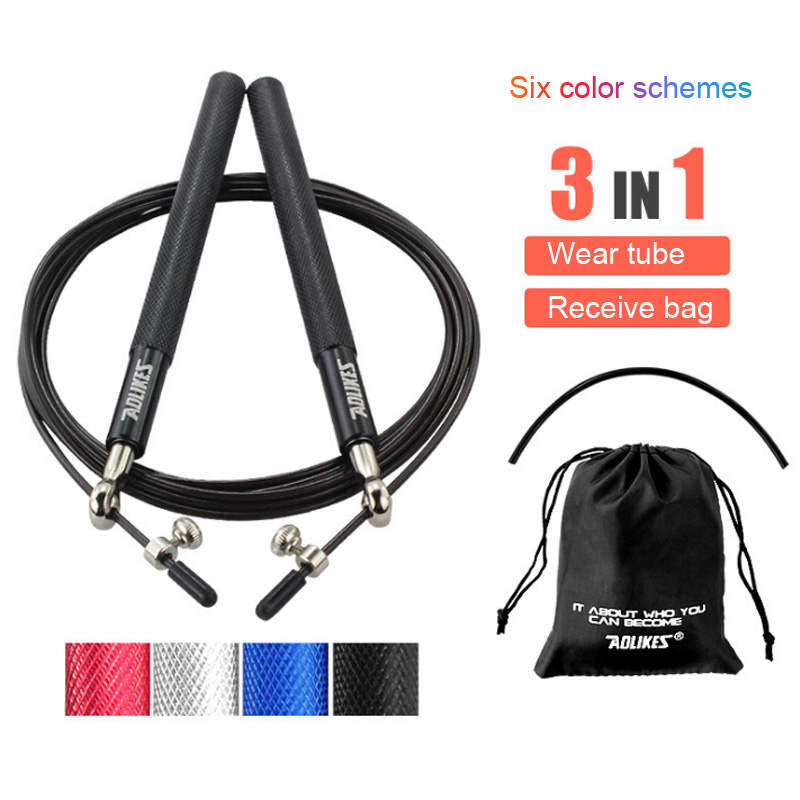 

Adult wire weight racing rope skipping fitness sports competition bearing jumping rope universal speed skipping