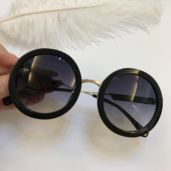

New Luxury 4106 Sunglasses For Women Brand Designer Fashion Summer Style Round Full Frame Top Quality UV Protection Lens Come With Package