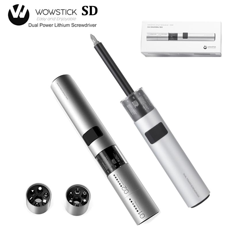 

WOWSTICK SD 36 in 1 dual power lithium battery screwdriver LED lamp rechargeable DIY electric screwdriver with magnetic