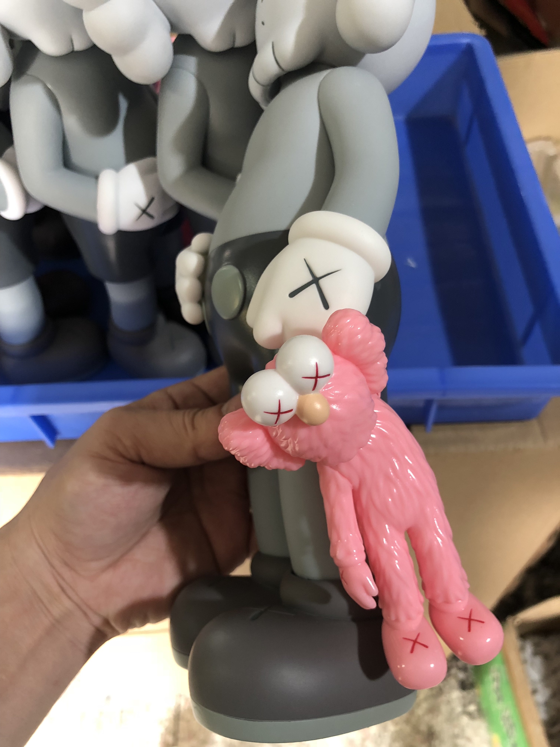 

x eye share planet doll 37cm box dolls hand-done decoration christmas gift originalfake BFF Street Art PVC Action with original box, Black